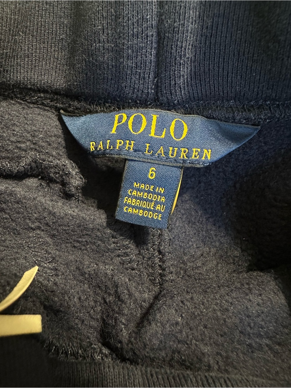Polo Ralph Lauren Navy Jogger Sweatpants with Red Pony